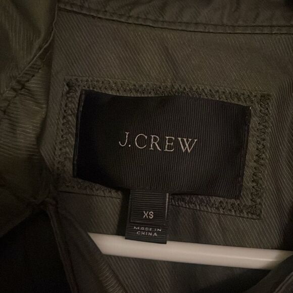 J Crew Cinched Swing Jacket Size XS Green - Picture 7 of 13